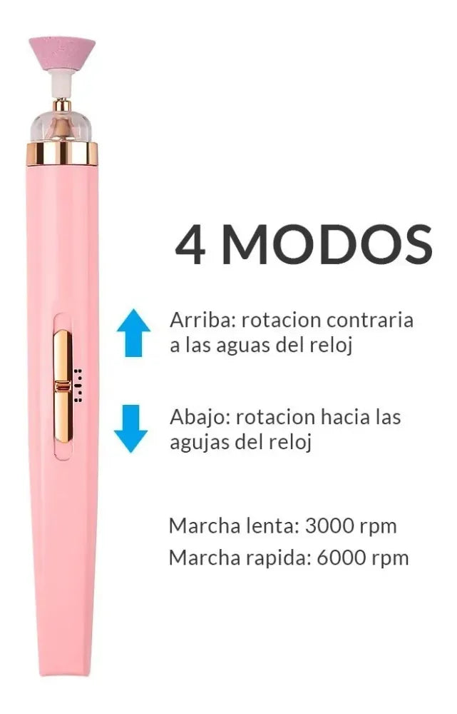 KIT LIMA PARA UÑAS RECARGABLE