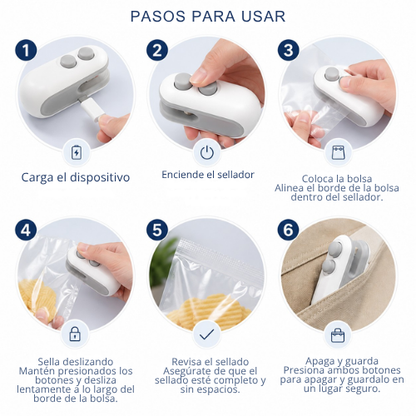 MINI SELLADORA DE BOLSAS PORTÁTIL