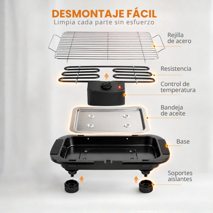 PARRILLA ELECTRICA DESMONTABLE