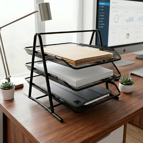 ORGANIZADOR DE ESCRITORIO METALICO